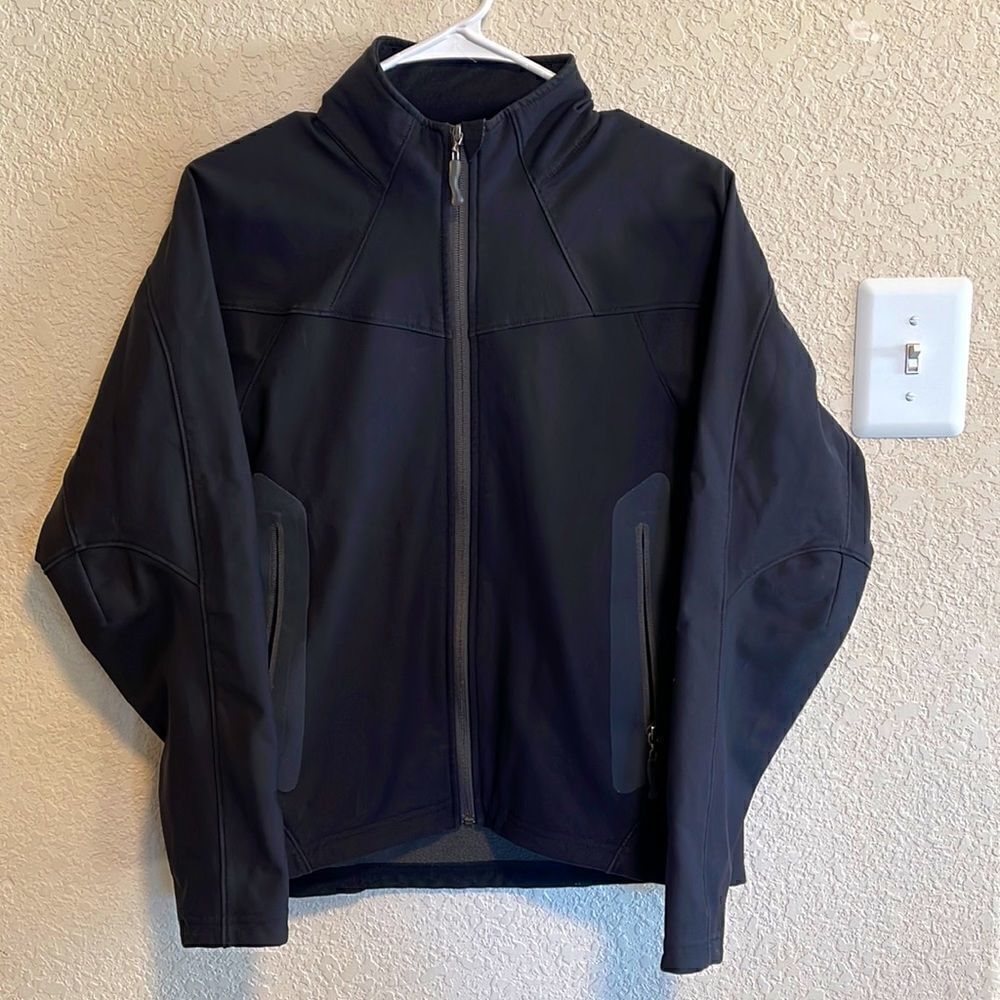 REI- Women’s Black Running Sport Track Zip Up Jacket, Size M